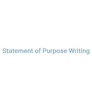 Statement of Purpose Writing